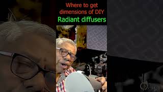 Where to get dimensions of DIY Radiant diffusers shorts [upl. by Jolynn]