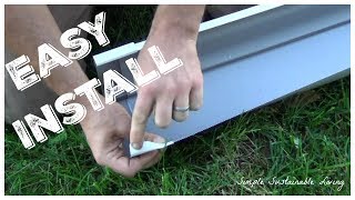 Installing Home Depot Gutters [upl. by Cairistiona]