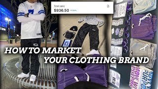 How I Marketed my Clothing brand to 4Figures [upl. by Jecho]