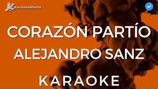 Alejandro Sanz  Corazón Partió Karaoke Instrumental con coros [upl. by Hadden]