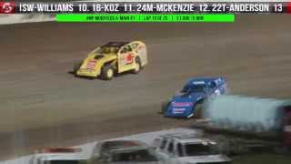 10115 DIRTcar Fall Nationals Modified Feature Highlights [upl. by Ahseekat]