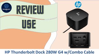 Review HP Thunderbolt G4 Dock  Unbox Setup amp Use [upl. by Netsrek]