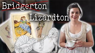 Regency Bridgerton Illustrations but make it Lizard [upl. by Aetnahs]