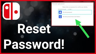 How To Reset Forgotten Password On Nintendo Switch [upl. by Selinda]