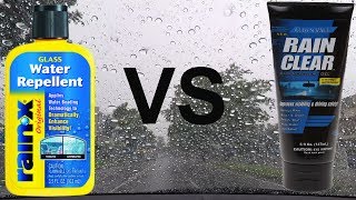 Rain Repellent  RainX Vs Rain Clear [upl. by Yggep]