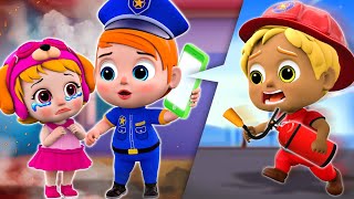 Lets Go Firefighter 🚒  Firefighters Song  and More Nursery Rhymes amp Kids Song LittlePIB [upl. by Dalohcin677]