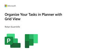 Organize Your Tasks in Planner with Grid View [upl. by Godspeed]