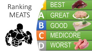 The Healthiest Meats  Meats Ranking  Nutrition Tier Lists [upl. by Landrum]