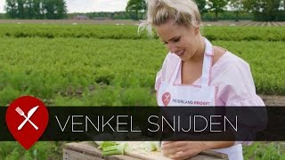 Venkel schoonmaken en snijden [upl. by Oznarol]