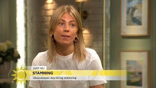 quotDet är jobbigt stamningen har präglat mitt livquot  Nyhetsmorgon TV4 [upl. by Lucius]