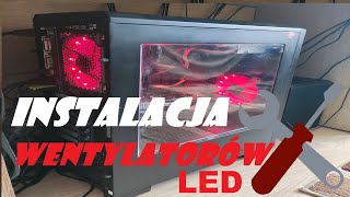 ❄️Montaż wentylatorów LED Genesis w obudowie PCta🖥 [upl. by Lola]