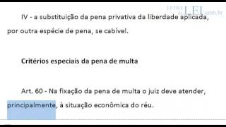 Código Penal  Parte Geral  arts 1º ao 120 [upl. by Yrellam]