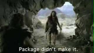 Fedex Caveman Super Bowl XL Commercial [upl. by Egrog]