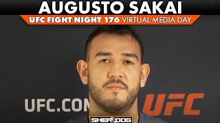 Augusto Sakai  UFC Fight Night 176 Virtual Media Day interview [upl. by Maridel535]