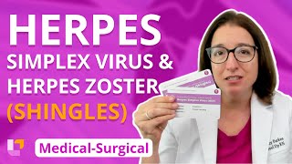 Herpes Simplex Virus and Herpes Zoster Shingles Integumentary System  MedSurg  LevelUpRN [upl. by Artie967]