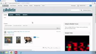 vBulletin 5 Connect Managing Forums using Site Builder [upl. by Areval]
