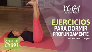 Ejercicios para DORMIR profundamente  Salud180 [upl. by Rosalynd73]