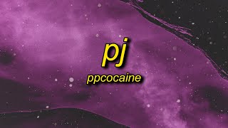 ppcocaine  PJ Lyrics  bitch did you hear what the fuck i said shake some ass [upl. by Nosnorb]