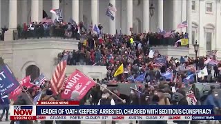 Seditious conspiracy Oath Keepers charged in connection to January 6 insurrection  LiveNOW from [upl. by Eugnimod]