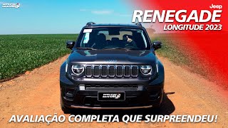 JEEP RENEGADE LONGITUDE 2023  Teste Drive Completo Com 0 a 100 [upl. by Mohl]