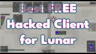 Best FREE Client For Lunar Client  Nemui Client  Config Download [upl. by Solahcin895]