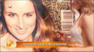 Playboy presentatie Lieke van Lexmond  Shownieuws [upl. by Llehsar]