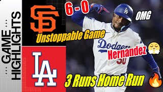 Hernandez 3 Runs Home Run Unstoppable Game 🔥 [upl. by Aihsened]