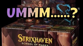 UMMMTHAT HAPPENED  Strixhaven Draft booster box opened  Sponsored [upl. by Mabelle]