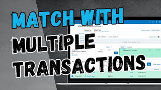 Match a bank statement line to multiple transactions in Xero [upl. by Piderit]