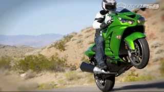 2012 Kawasaki ZX14R First Ride  MotoUSA [upl. by Aeki]