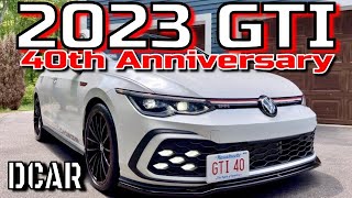 Best Value GTI Ever  2023 Volkswagen Golf GTI 40th Anniversary Edition Full InDepth Review [upl. by Anahsor]