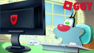 Oggy and the Cockroaches  THE GAMER S04E32 CARTOON  New Episodes in HD [upl. by Noraha]