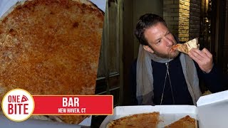 Barstool Pizza Review  BAR New Haven CT [upl. by Inaflahk55]