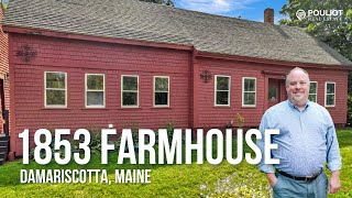 1853 Farmhouse in Damariscotta  Maine Real Estate [upl. by Flosser682]