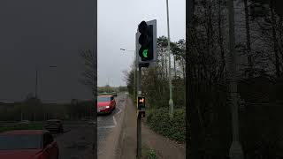 Haverhill A1307 PEEK Elite Traffic Lights Toucan Crossing [upl. by Niatirb]