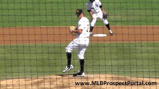 Gerrit Coles pitching mechanics  Pittsburgh Pirates [upl. by Linnette]