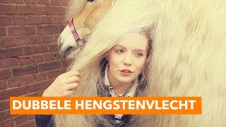 Dubbele hengstenvlecht  PaardenpraatTV [upl. by Eralc]