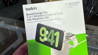 Belkin Boost Charge Pro 2in1 Wireless Charging Dock [upl. by Odirfliw]