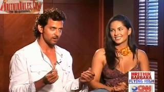 Hrithik  Barbara Flying High  InterView With Rajeev Masand Part 1 [upl. by Angeline]