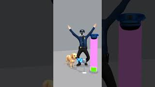 Help the dog become a police officer to help the TV doctor dog from the skibidi toilet thiefshorts [upl. by Short]