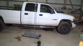 Installing nerf bars running board on Chevrolet GMC 2500 3500 [upl. by Dustin]