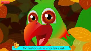 The Parrot Song  Bird Rhymes  Rhymes for Children  Infobells [upl. by Haliled615]