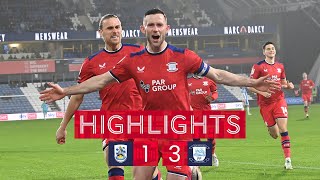 Highlights Huddersfield Town 1 PNE 3 [upl. by Hendren]