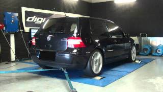 Reprogrammation moteur VW Golf 4 tdi 150cv  188cv dyno digiservices [upl. by Tdnaltroc]