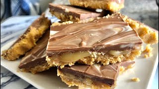 NoBake Millionaires Bars  Episode 429  Baking with Eda [upl. by Felske]