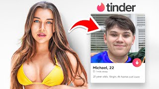 HOT Woman Finds Out What Its Like To Be An Average Man On Tinder [upl. by Yeltnerb]