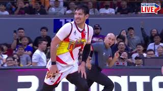 June Mar Fajardo backtoback threes  PBA Season 48 Commissioners Cup [upl. by Sima]