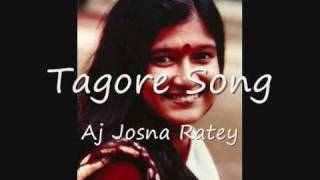 aj josna ratey  tagore song by shahana bajpaie [upl. by Atila259]