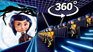 Coraline All Movie Clips 360°  CINEMA HALL  4K VR 360 Video [upl. by Silvio]