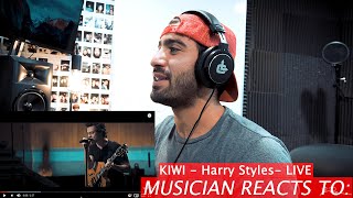 Kiwi by Harry Styles Live  Musician Reacts [upl. by Donaugh]